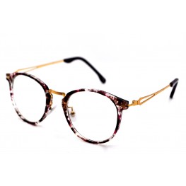 Іміджеві окуляри оправа TR90 2202 G5G6 Бордовий леопардовий