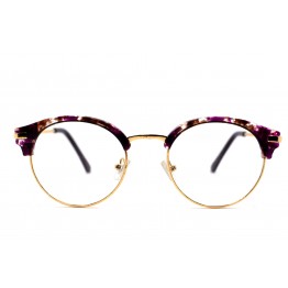 Іміджеві окуляри оправа 2169 G5G6 Бордовий леопардовий