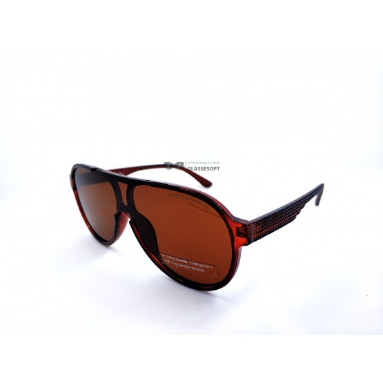 Поляризованные солнцезащитные очки 208 PD Коричневый Глянцевый