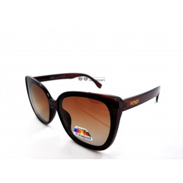 Поляризованные солнцезащитные очки 0384 FF Коричневый Глянцевый