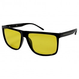 Поляризовані окуляри для водіїв (антифари) 3155 Graffito Polarized Чорний/Жовта Лінза
