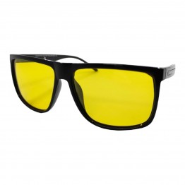 Поляризованные очки антифары 3155 Graffito Глянцевый черный /желтая линза