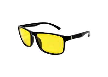 Поляризовані очки для водіїв (антифари) Graffito 3146, чорна оправа, жовті лінзи Поляризовані очки для водіїв (антифари) Graffito 3146, чорна оправа, жовті лінзи