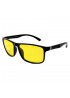 Поляризовані очки для водіїв (антифари) Graffito 3146, чорна оправа, жовті лінзи