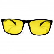 Поляризовані окуляри для водіїв (антифари) 3146 Graffito Polarized Чорний/Жовта Лінза