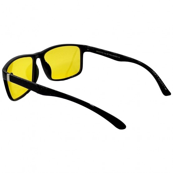 Поляризовані окуляри для водіїв (антифари) 3146 Graffito Polarized Чорний/Жовта Лінза Поляризовані окуляри для водіїв (антифари) 3146 Graffito Polarized Чорний/Жовта Лінза
