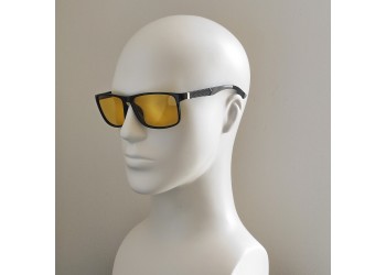 Поляризовані окуляри для водіїв (антифари) 3146 Graffito Polarized Чорний/Жовта Лінза