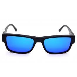 Поляризованные солнцезащитные очки  2019 NN Матовый черный/бирюзовое зеркало