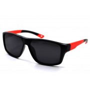Поляризовані сонцезахисні окуляри 2113 NN Матовий чорний/червоний