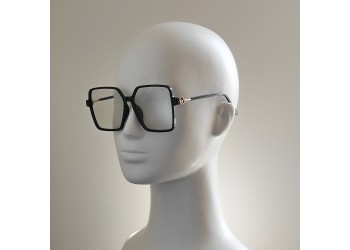 Компьютерные очки Blue Blocker оправа Пластик TR 804P Фотохром (Хамелеон) Черный Глянцевый Компьютерные очки Blue Blocker оправа Пластик TR 804P Фотохром (Хамелеон) Черный Глянцевый