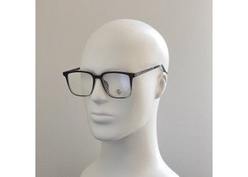 Комп`ютерні окуляри Blue Blocker оправа Пластик TR 1005 NN Чорний Глянсовий/Прозорий