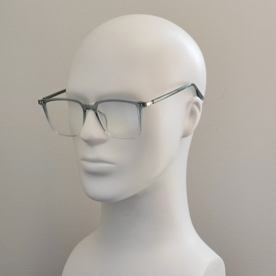 Комп`ютерні окуляри Blue Blocker оправа TR пластик 8881 NN Сіро-Бірюзовий Прозорий Комп`ютерні окуляри Blue Blocker оправа TR пластик 8881 NN Сіро-Бірюзовий Прозорий