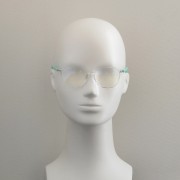 Детские компьютерные очки Blue Blocker 81804 NN Прозрачные с бирюзовыми дужками
