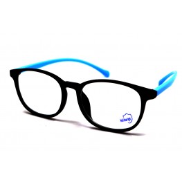 Детские компьютерные очки Blue Blocker оправа TR 81811 Черный/голубой