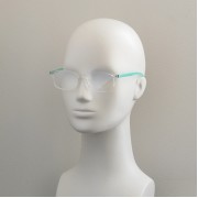 Детские компьютерные очки Blue Blocker 81814 NN Прозрачные с бирюзовыми дужками