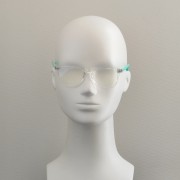 Дитячі комп'ютерні окуляри Blue Blocker 81825 NN Прозорі з Бірюзовою Дужкою