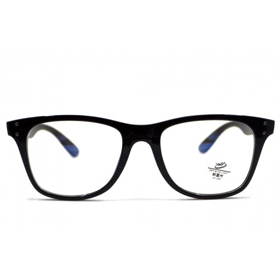 Комп`ютерні окуляри Blue Blocker оправа TR пластик 8961 NN Чорний Глянсовий