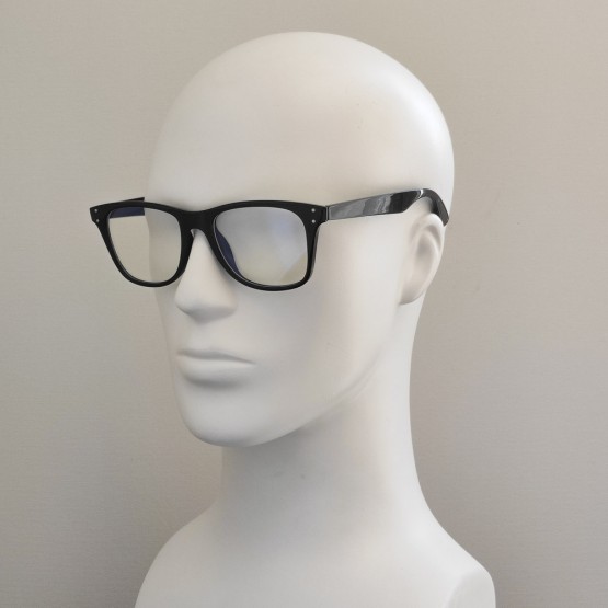Комп'ютерні окуляри Blue Blocker оправа TR пластик 8961 NN Чорний Глянсовий Комп'ютерні окуляри Blue Blocker оправа TR пластик 8961 NN Чорний Глянсовий