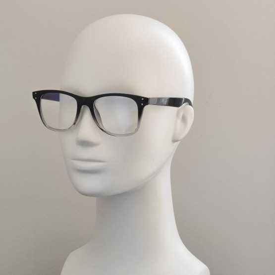 Комп'ютерні окуляри Blue Blocker оправа TR пластик 8961 NN Чорний Глянсовий/Прозорий Комп'ютерні окуляри Blue Blocker оправа TR пластик 8961 NN Чорний Глянсовий/Прозорий