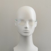Дитячі комп'ютерні окуляри Blue Blocker 81808 NN Прозорі з бірюзовими дужками