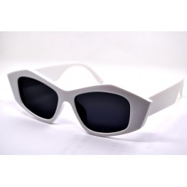 Сонцезахисні окуляри 8637 NN Білий Чорна лінза