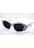 Сонцезахисні окуляри 8637 NN Білий Чорна лінза