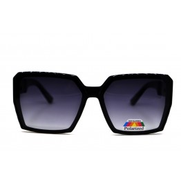 Поляризовані сонцезахисні окуляри 2214 NN Глянсовий чорний/сірий