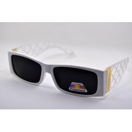 Поляризованные солнцезащитные очки Polarized 0215 Ch Белый Черная линза
