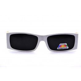 Поляризованные солнцезащитные очки Polarized 0215 Ch Белый Черная линза
