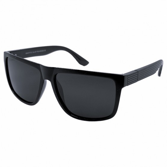 Поляризовані сонцезахисні окуляри 3228 Graffito Polarized Чорний Глянсовий Поляризовані сонцезахисні окуляри 3228 Graffito Polarized Чорний Глянсовий