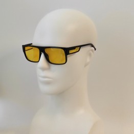 Поляризовані окуляри для водіїв (антифари) 3119 Graffito Polarized Чорний/Жовта Лінза