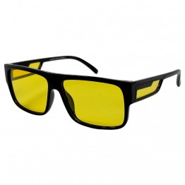 Поляризовані окуляри для водіїв (антифари) 3119 Graffito Polarized Чорний/Жовта Лінза
