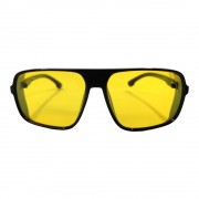 Поляризованные очки для водителей (антифары) 3132 Graffito Polarized Черный/Желтая Линза