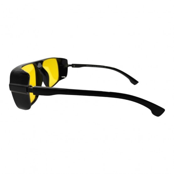 Поляризованные очки для водителей (антифары) 3132 Graffito Polarized Черный/Желтая Линза