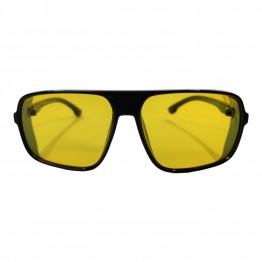 Поляризовані окуляри антифари Polarized 3132 Graffito Глянсовий чорний/жовта лінза