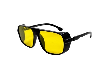 Поляризовані очки для водіїв (антифари) Graffito 3132, чорна оправа, жовті лінзи