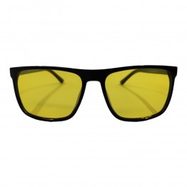 Поляризовані окуляри антифари Polarized 3137 Graffito Глянсовий чорний/жовта лінза
