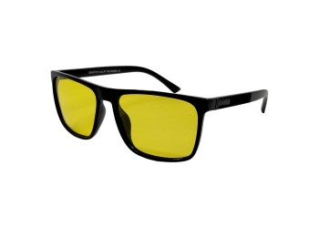 Поляризовані окуляри для водіїв (антифари) 3137 Graffito Polarized Чорний/Жовта Лінза
