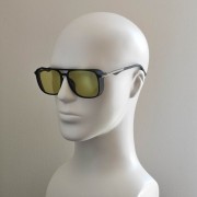 Поляризовані окуляри антифари 3148/2 Graffito Глянсовий чорний/жовта лінза