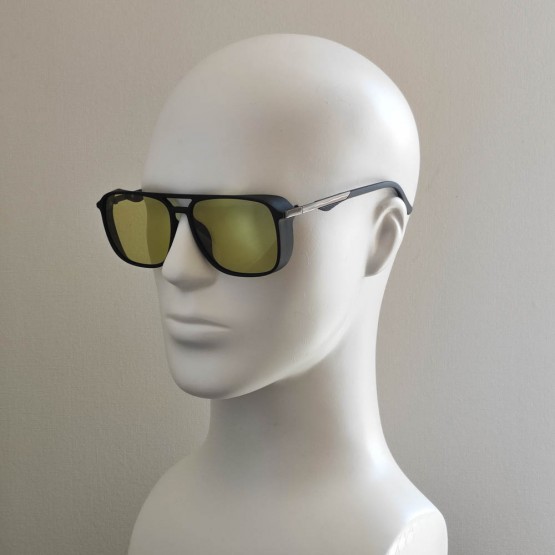 Поляризовані окуляри антифари 3148/2 Graffito Глянсовий чорний/жовта лінза