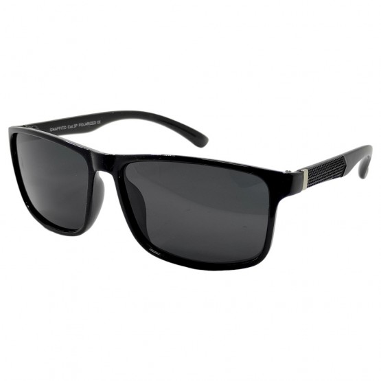 Поляризовані сонцезахисні окуляри 3146 Graffito Polarized Чорний Глянсовий Поляризовані сонцезахисні окуляри 3146 Graffito Polarized Чорний Глянсовий