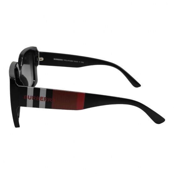 Поляризованные солнцезащитные очки 2334 BURB Глянцевый черный/серый