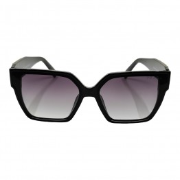Сонцезахисні окуляри 9555 PR Глянсовий чорний/сірий