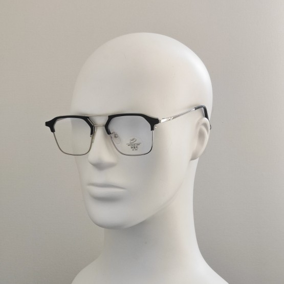 Комп'ютерні окуляри Blue Blocker оправа 2295 NN Срібло/Чорний Глянсовий Комп'ютерні окуляри Blue Blocker оправа 2295 NN Срібло/Чорний Глянсовий