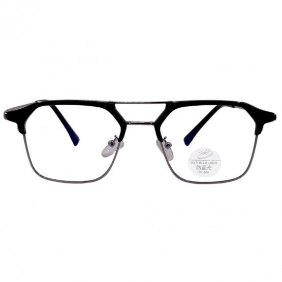 Комп'ютерні окуляри Blue Blocker оправа 2295 NN Срібло/Чорний Глянсовий Комп'ютерні окуляри Blue Blocker оправа 2295 NN Срібло/Чорний Глянсовий
