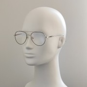 Комп'ютерні окуляри Blue Blocker оправа 30006 NN Срібло/Чорний Комп'ютерні окуляри Blue Blocker оправа 30006 NN Срібло/Чорний