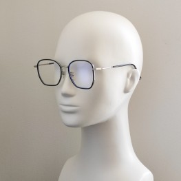 Комп`ютерні окуляри Blue Blocker оправа 4117 NN Срібло/Чорний Глянсовий Комп`ютерні окуляри Blue Blocker оправа 4117 NN Срібло/Чорний Глянсовий