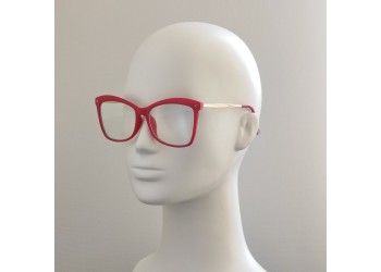 Комп`ютерні окуляри Blue Blocker оправа 68087 NN Золото/Червоний Комп`ютерні окуляри Blue Blocker оправа 68087 NN Золото/Червоний