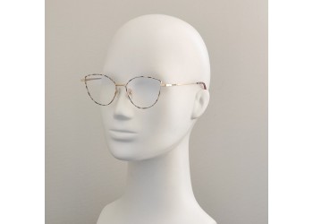 Компьютерные очки Blue Blocker оправа 80022 NN Золото/Черный Леопардовый Компьютерные очки Blue Blocker оправа 80022 NN Золото/Черный Леопардовый