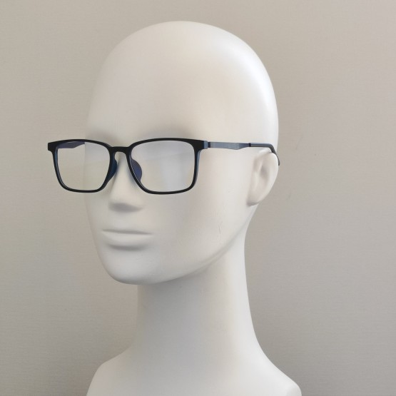 Комп`ютерні окуляри Blue Blocker оправа TR пластик 9017 NN Чорний Матовий/Синій Комп`ютерні окуляри Blue Blocker оправа TR пластик 9017 NN Чорний Матовий/Синій